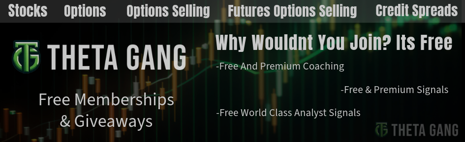 Trading|OptionsSelling|ThetaGang Discord Server Banner