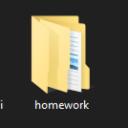 The "homework" Folder Icon