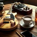 Guitars and Coffee Icon