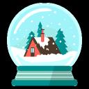 December's Winter Snow Globe Icon