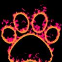 The flaming paw Icon