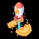 Crypto-Rocket-Money Icon