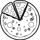 Apple and Pizza Icon