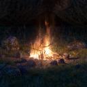 Social gaming bonfire Icon