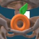 Bored Orange Skeleton Icon