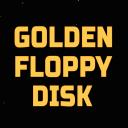 Golden Floppy Disk Gaming Icon