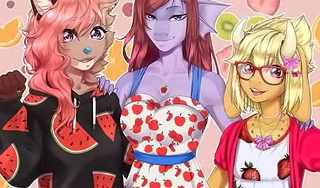 Fruity Furs! Small Banner