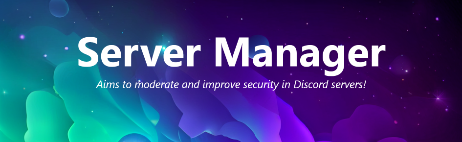 Server Manager Discord Server Banner