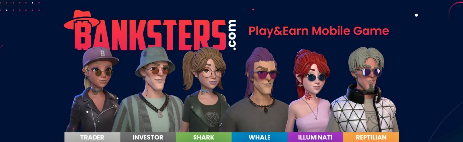 Banksters (web3 game) Discord Server Banner