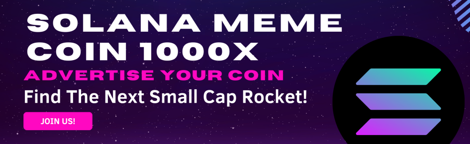 Solana MEME Coins 1000X Discord Server Banner