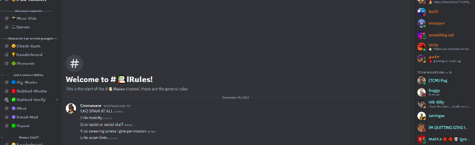 CosmicMonke Discord Server Banner