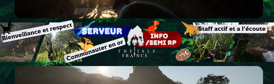 The Isle FR Discord Server Banner