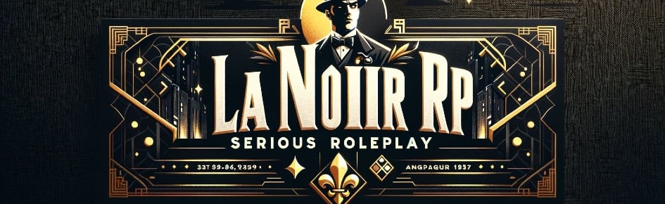 LA Noir RP Discord Server Banner