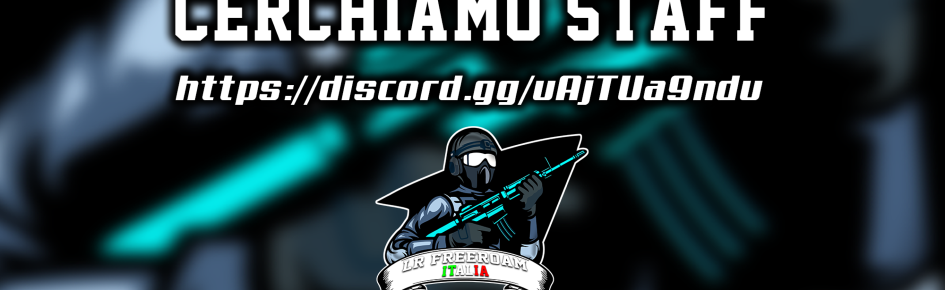 LR Freeroam Italia Discord Server Banner