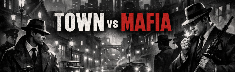 Town vs Mafia Discord Server Banner