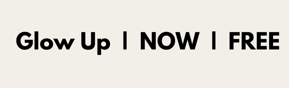 Glow Up Discord Server Banner