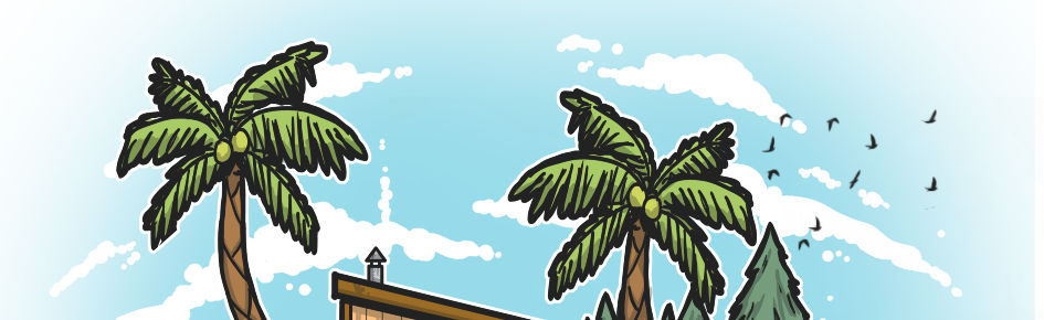Island Cafe Discord Server Banner