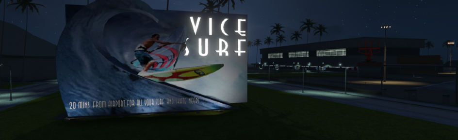 Project Vice - 80s GTA V RP Discord Server Banner