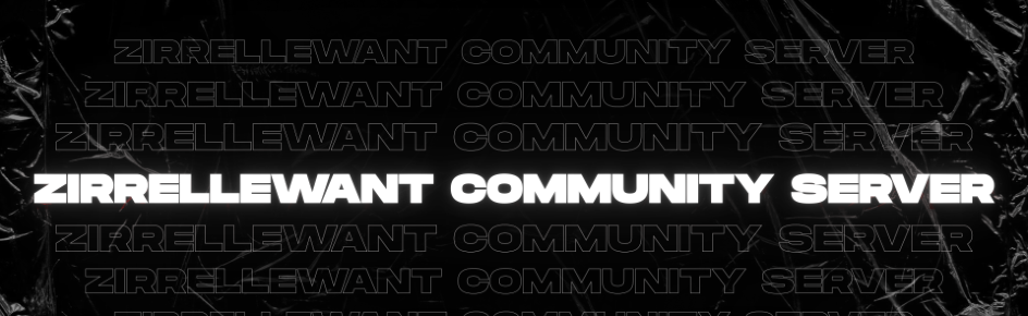 zIrrellewant Comunity Server Discord Server Banner