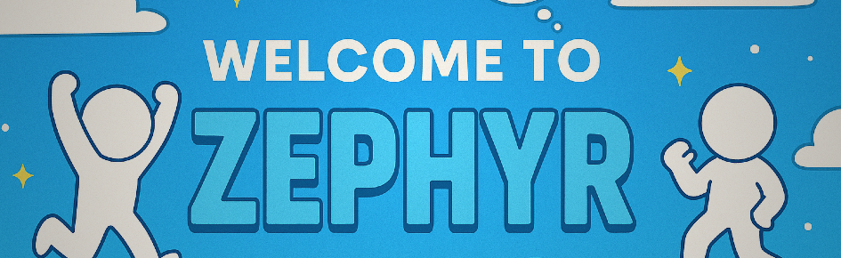 ✮ ZEPHYR | Social • Games• Vibe Discord Server Banner