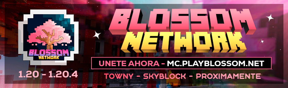 Blossom Network Discord Server Banner