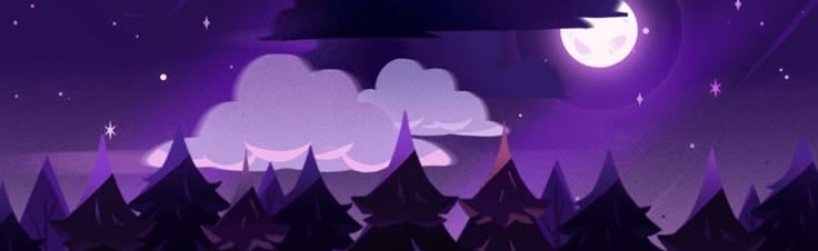 .・★ ︴spooky /moonlights  🎃 Discord Server Banner