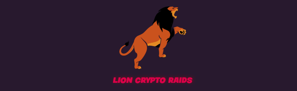 Lion Crypto Raids Discord Server Banner