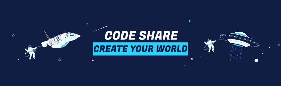 Code Share Discord Server Banner