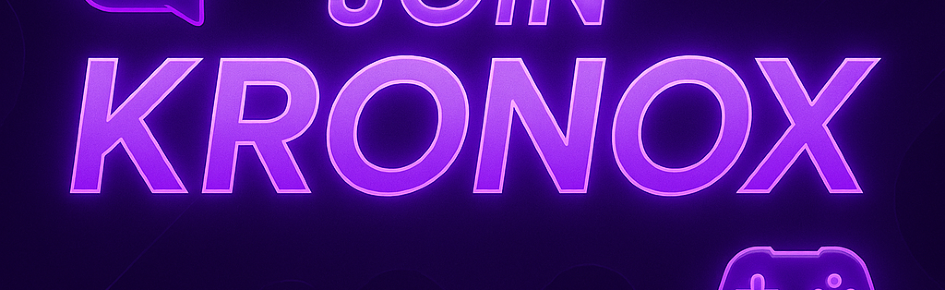 KRONOX Discord Server Banner