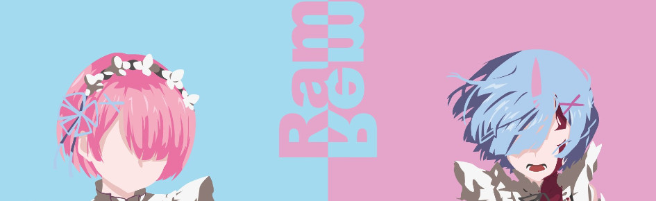 Rem&Ram emotes Discord Server Banner