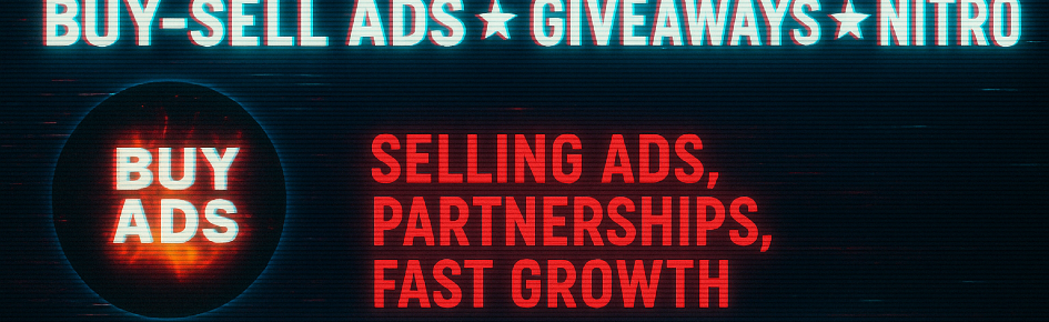 ☆ Buy-Sell Ads ☆ Giveaways ☆ Nit Discord Server Banner