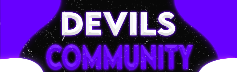 Devils Community. Discord Server Banner