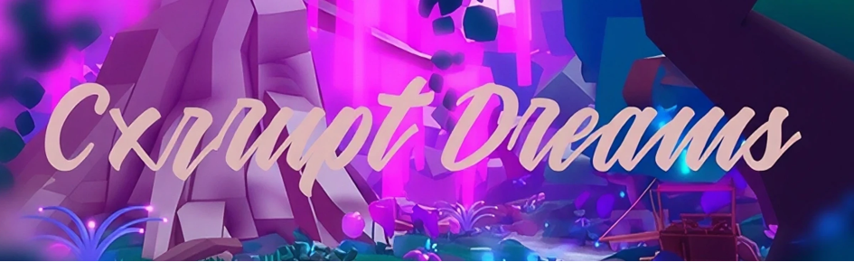 ──⇌•ᴄxʀʀᴜᴘᴛ ᴅʀᴇᴀᴍꜱ•⇋── Discord Server Banner