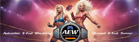 AΞW Autenthic eFed Wrestling Discord Server Banner