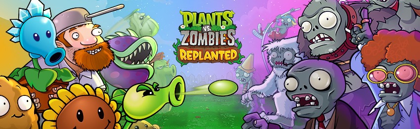 Plants vs zombies REPLANTED Discord Server Banner