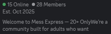 Mess Express Discord Server Banner
