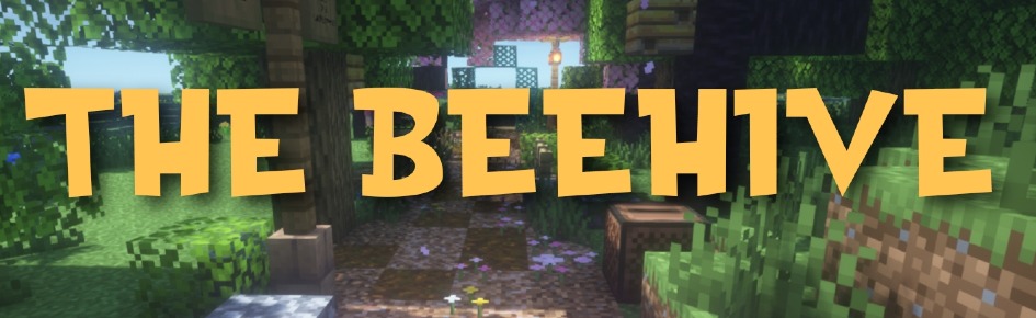 The Beehive Minecraft server🐝 Discord Server Banner