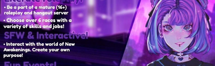 New Awakenings [16+] Discord Server Banner