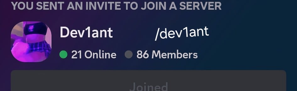 Dev1ant Discord Server Banner