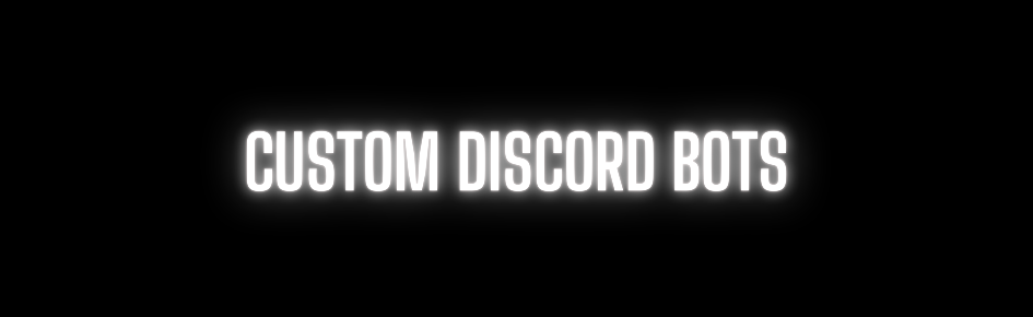 Custom Discord Bots Discord Server Banner