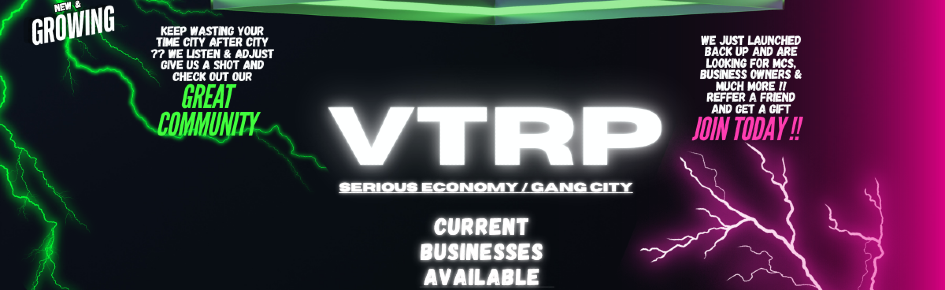 VTRP Serious RP FiveM Discord Server Banner