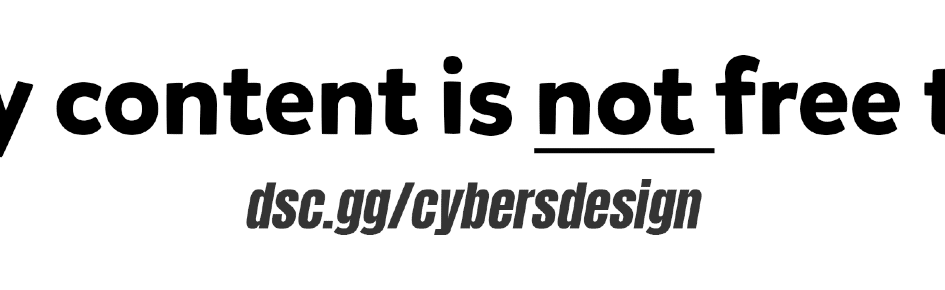 Cyber's Design Discord Server Banner