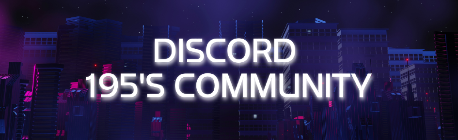 195's Community Discord Server Banner