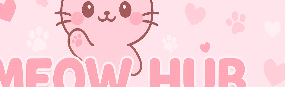 🌸 Meow Hub | ᨐᵉᵒʷ Discord Server Banner