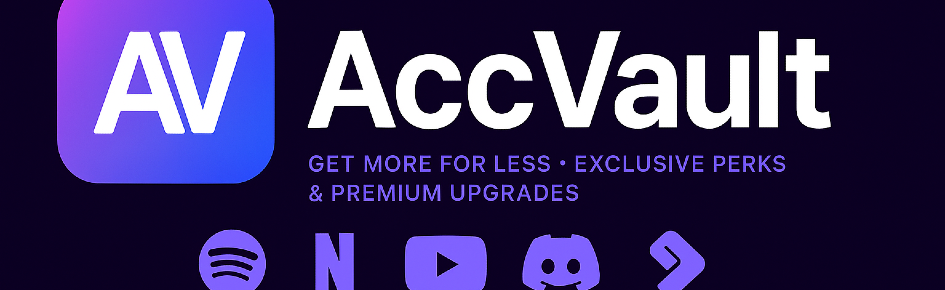 AccVault Discord Server Banner