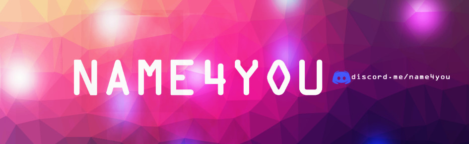 Name4You Scripting Server Discord Server Banner