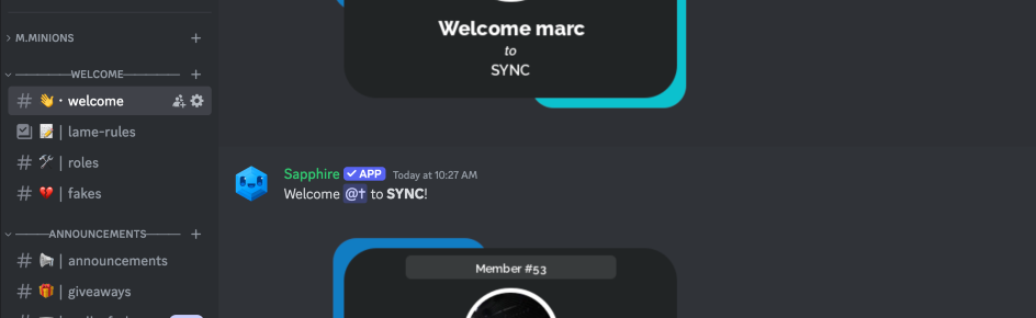 SYNC Discord Server Banner