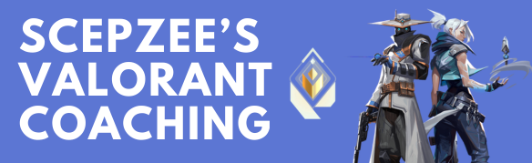 Scepzee's Valorant Coaching Discord Server Banner