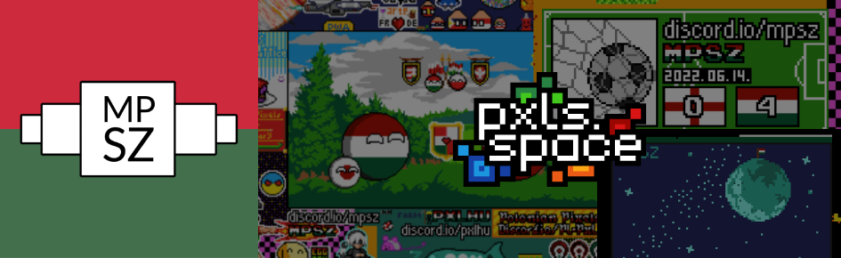 Magyar Pixelrakó Szövetség Discord Server Banner