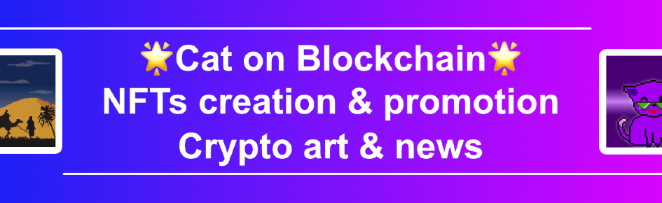 Cat on Blockchain NFT Community Discord Server Banner